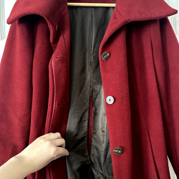 Calvin Klein Wool Pea Coat Sz 10 - Picture 7 of 7